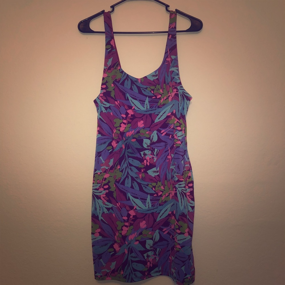 Fun colored fitting mini dress